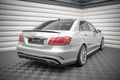 Maxton Design Spoiler CAP passend für Mercedes-Benz E63 AMG / AMG-Line / Standard Limousine W212 Facelift schwarz Hochglanz