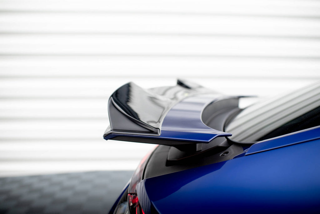 Maxton Design Spoiler CAP 3D passend für Porsche Panamera E-Hybrid 971 Facelift schwarz Hochglanz
