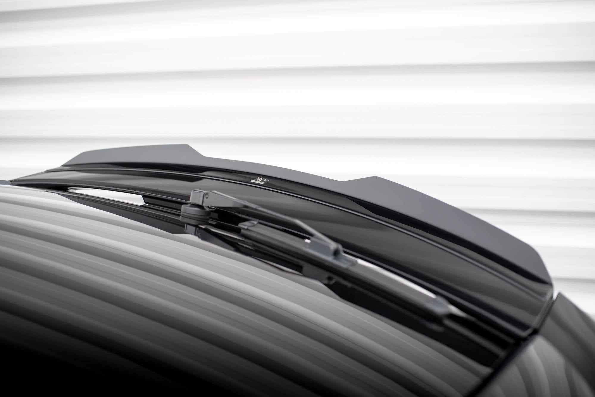 Maxton Design Niedriger Spoiler CAP passend für Honda Civic Sport Mk 10 schwarz Hochglanz