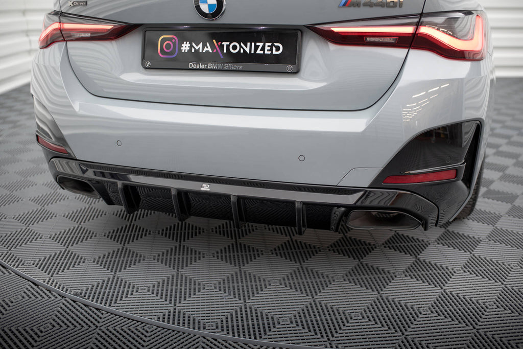 Maxton Design Diffusor Heck Ansatz passend für BMW M440i Gran Coupe G26