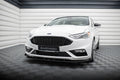 Maxton Design Front Stoßstange Flaps passend für Ford Mondeo Sport Mk5 Facelift / Fusion Sport Mk2 Facelift schwarz Hochglanz
