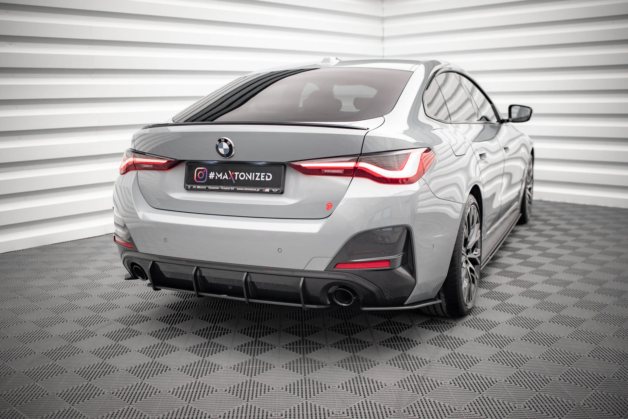 Maxton Design Street Pro Heckschürze passend für BMW 4er Gran Coupe M-Paket G26