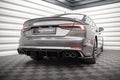 Maxton Design Heck Ansatz Flaps Diffusor passend für Audi S5 Coupe / Sportback F5 schwarz Hochglanz
