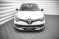 Maxton Design Street+ Spoilerlippe Front Ansatz V.2 passend für Renault Clio RS Mk4 schwarz Hochglanz