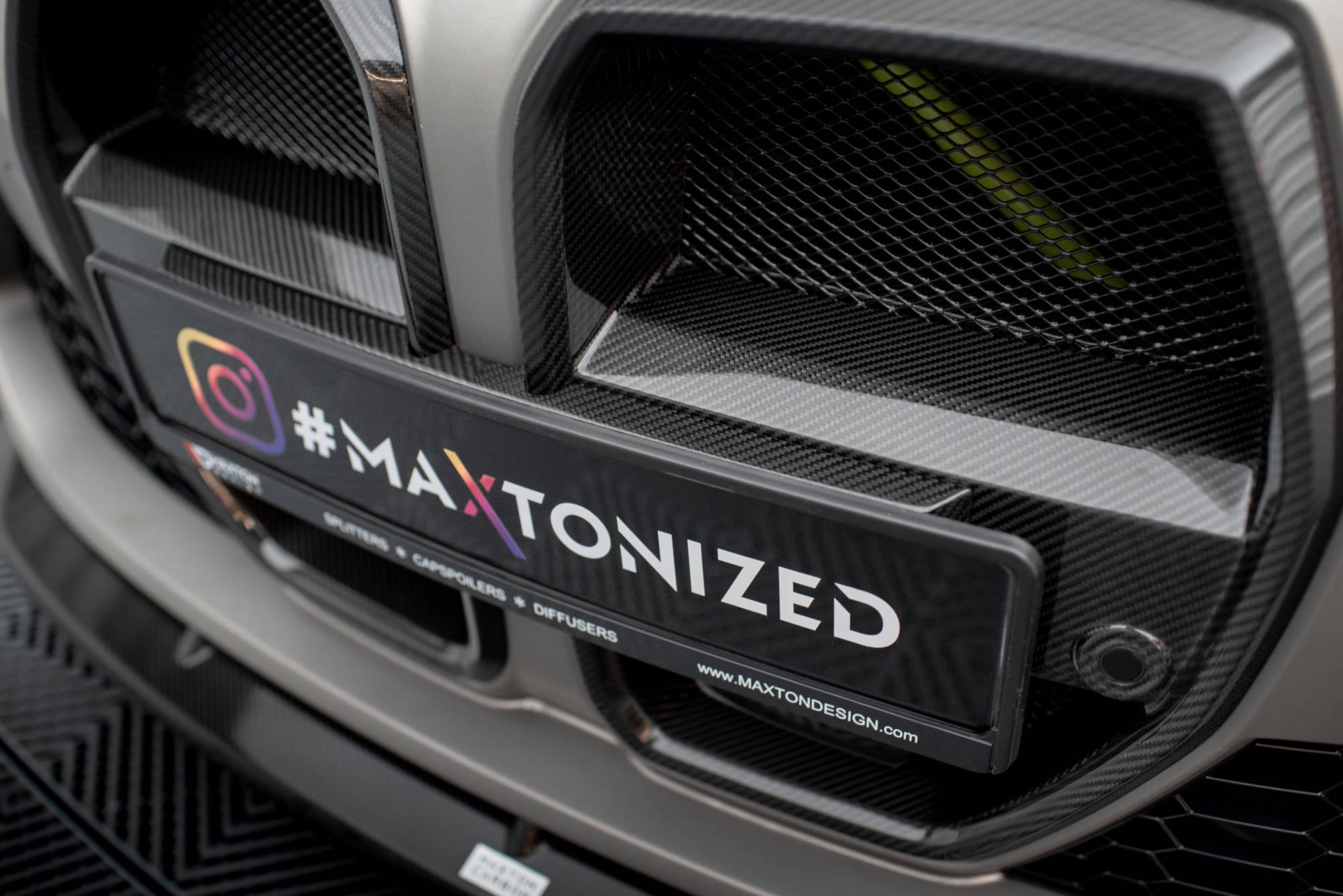 Maxton Design Prepreg Carbon Fiber Front Grill BMW M4 G82 / M3 G80 für BMW M3 G80