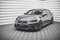Maxton Design Street+ Spoilerlippe Front Ansatz V.2 passend für Lexus GS F Sport Mk4 (L10) schwarz Hochglanz