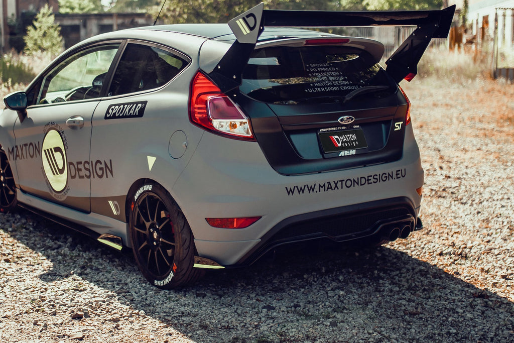 Maxton Design Heck Ansatz Flaps Diffusor passend für Ford Fiesta 7 ST Facelift