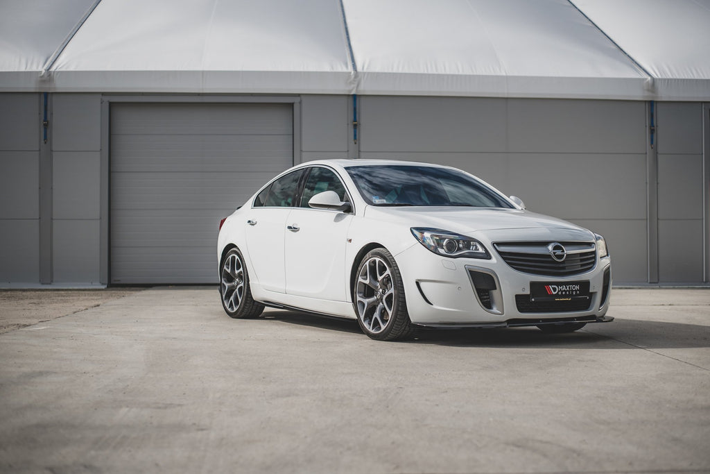 Maxton Design Street+ Seitenschweller Leisten passend für Opel Insignia Mk. 1 OPC schwarz Hochglanz