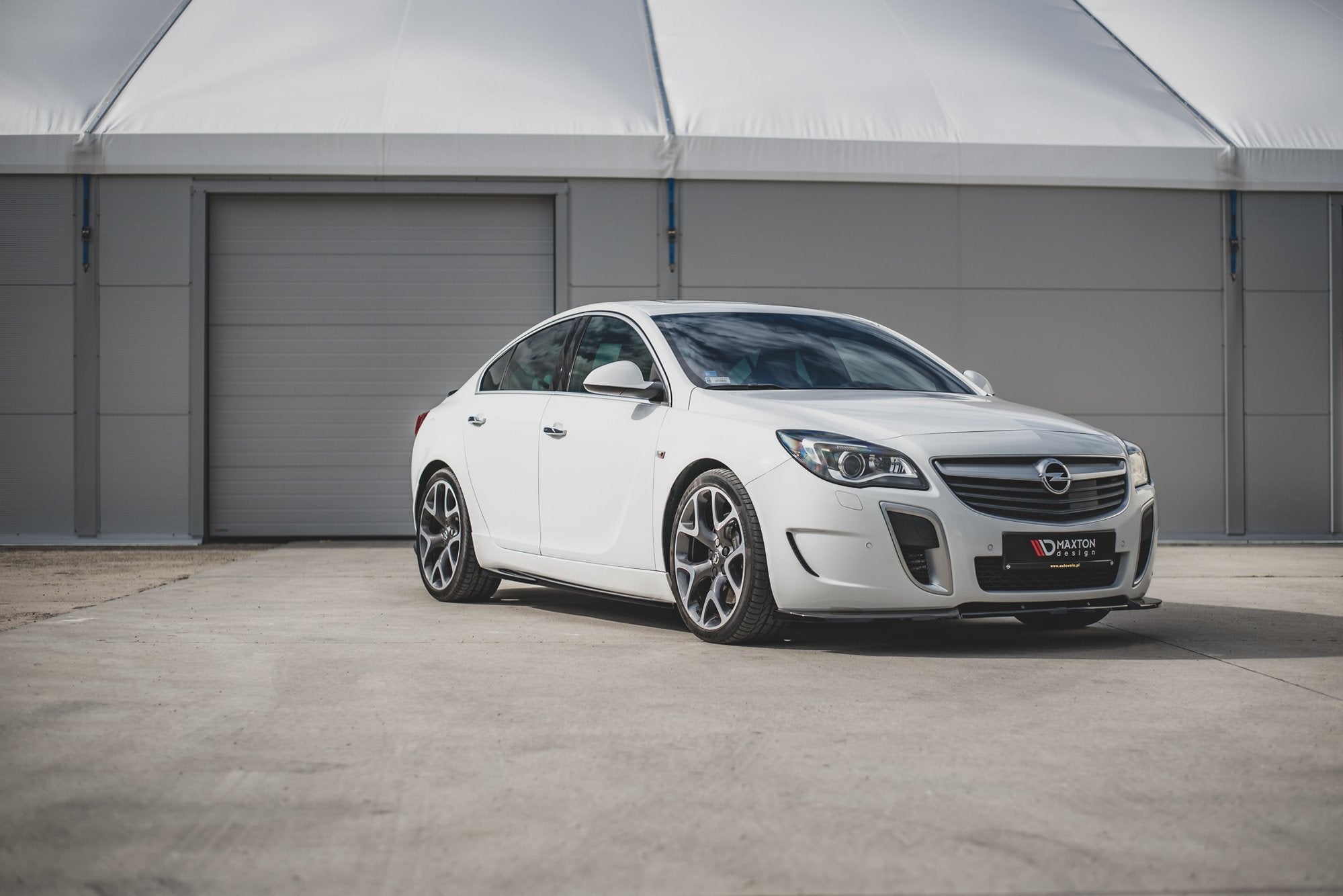 Maxton Design Street+ Seitenschweller Leisten passend für Opel Insignia Mk. 1 OPC schwarz Hochglanz