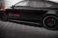 Maxton Design Street+ Seitenschweller Leisten passend für Audi A7 RS7 Look C7 schwarz Hochglanz