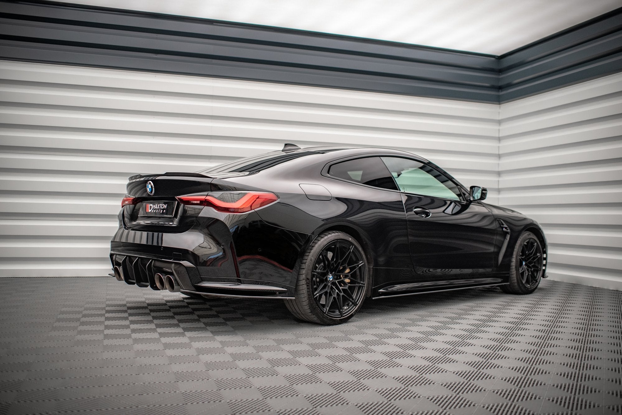 Maxton Design Street Pro Heck Ansatz Flaps Diffusor passend für BMW M4 G82
