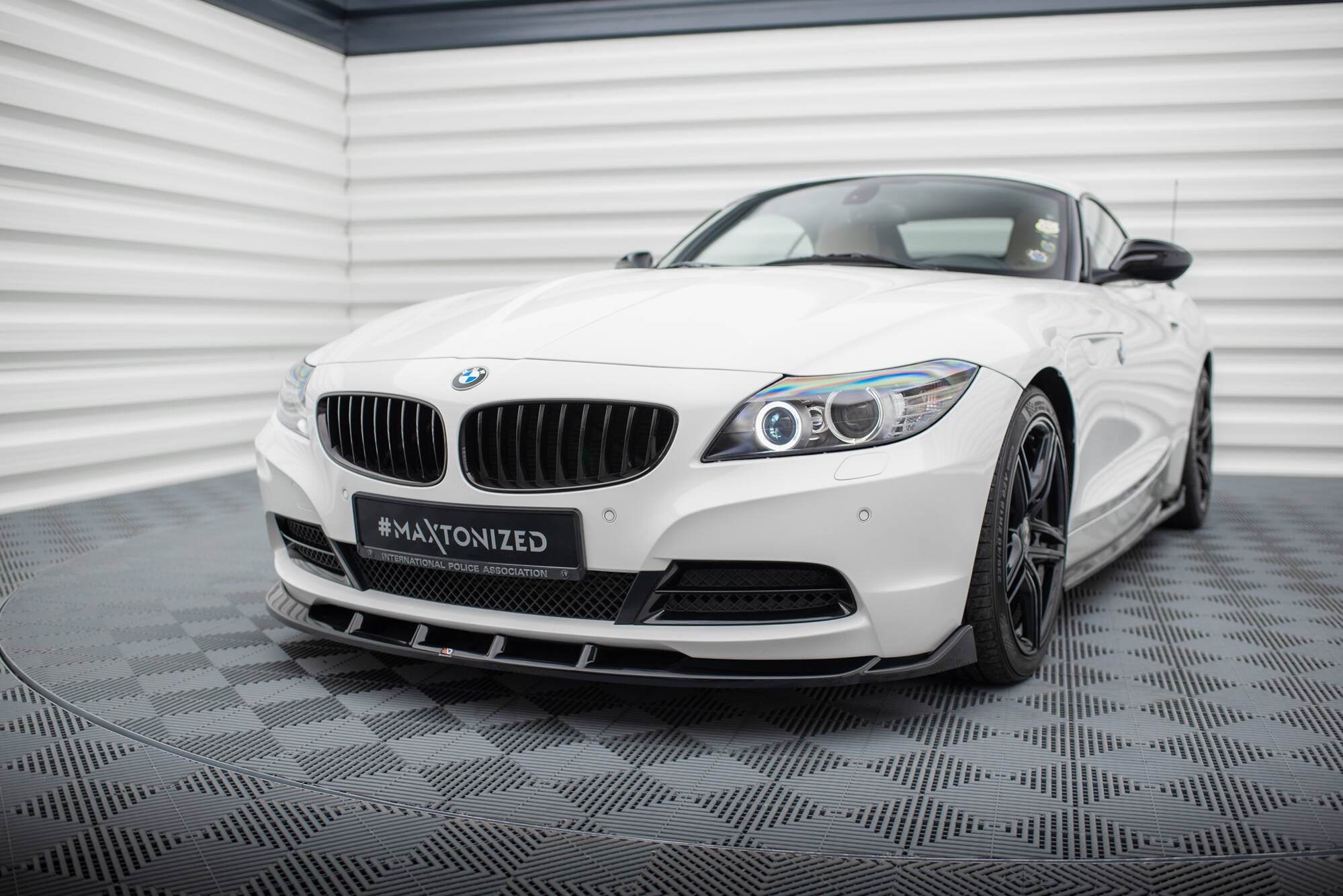 Maxton Design Street+ Spoilerlippe Front Ansatz V.1 passend für BMW Z4 E89 schwarz Hochglanz