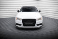 Maxton Design Street+ Spoilerlippe Front Ansatz V.1 passend für Audi A3 Limousine 8V schwarz Hochglanz