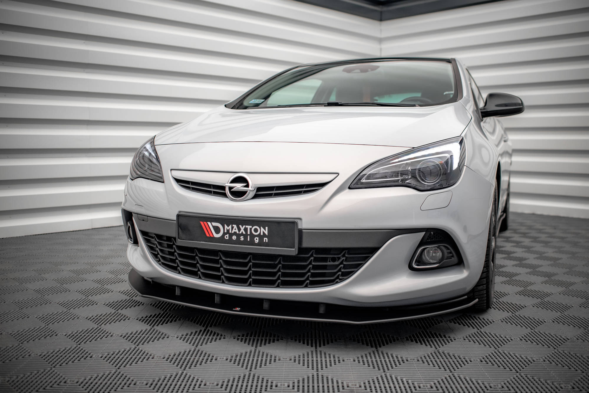 Maxton Design Street Pro Street+ Spoilerlippe Front Ansatz passend für Opel Astra GTC OPC-Line J