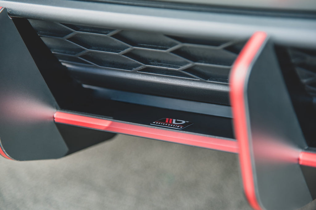 Maxton Design Diffusor Heck Ansatz passend für Heckschürze V.2 passend für VW Golf 7 GTI