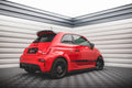 Maxton Design Street+ Seitenschweller Leisten passend für Abarth 595 Mk1 Facelift schwarz Hochglanz
