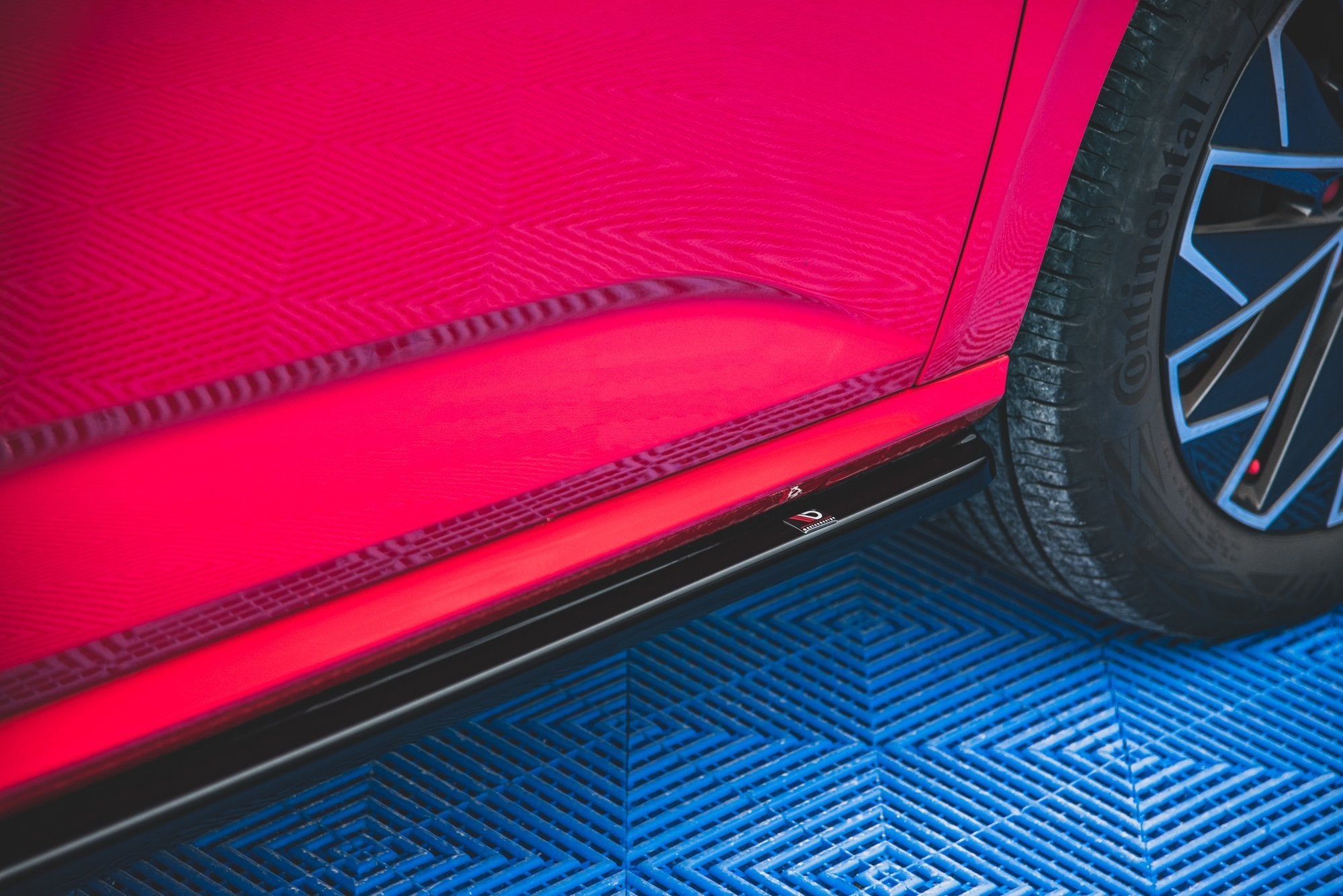 Maxton Design Street+ Seitenschweller Leisten passend für Skoda Kamiq Mk1 schwarz Hochglanz