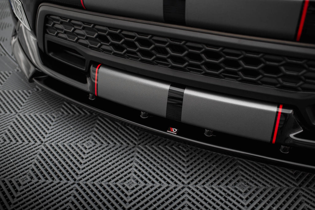 Maxton Design Street+ Spoilerlippe Front Ansatz Passend für Shelby F150 Super Snake Schwarz Hochglanz