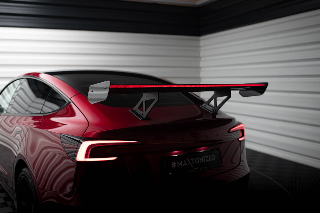Maxton Design Carbon Spoiler + LED Tesla Model 3 für Tesla Model 3 Mk1