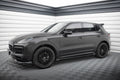 Maxton Design Street+ Seitenschweller Leisten passend für V.1 passend für Porsche Cayenne SUV / Coupe Mk3 Facelift schwarz Hochglanz