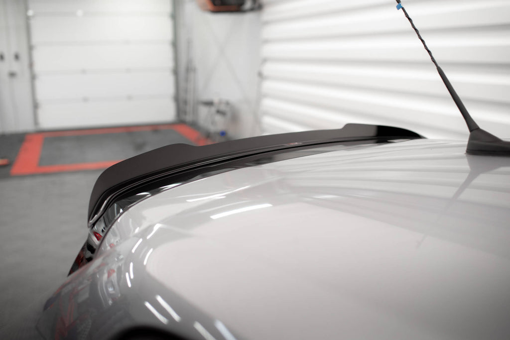 Maxton Design Spoiler CAP V.2 passend für Peugeot 208 Mk2 schwarz Hochglanz