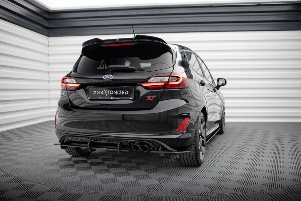 Maxton Design Robuste Racing Diffusor Heck Ansatz passend für Ford Fiesta Mk8 ST
