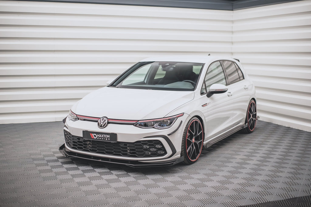 Maxton Design Stoßstangen Flaps Wings vorne Canards passend für VW Golf GTI Mk8