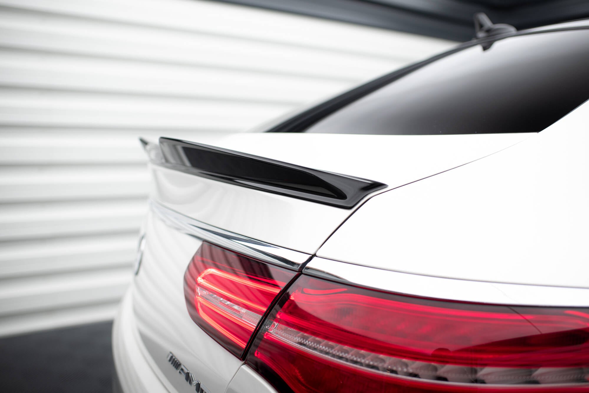 Maxton Design Spoiler CAP 3D passend für Mercedes-Benz GLE Coupe 43 AMG / AMG-Line C292 schwarz Hochglanz