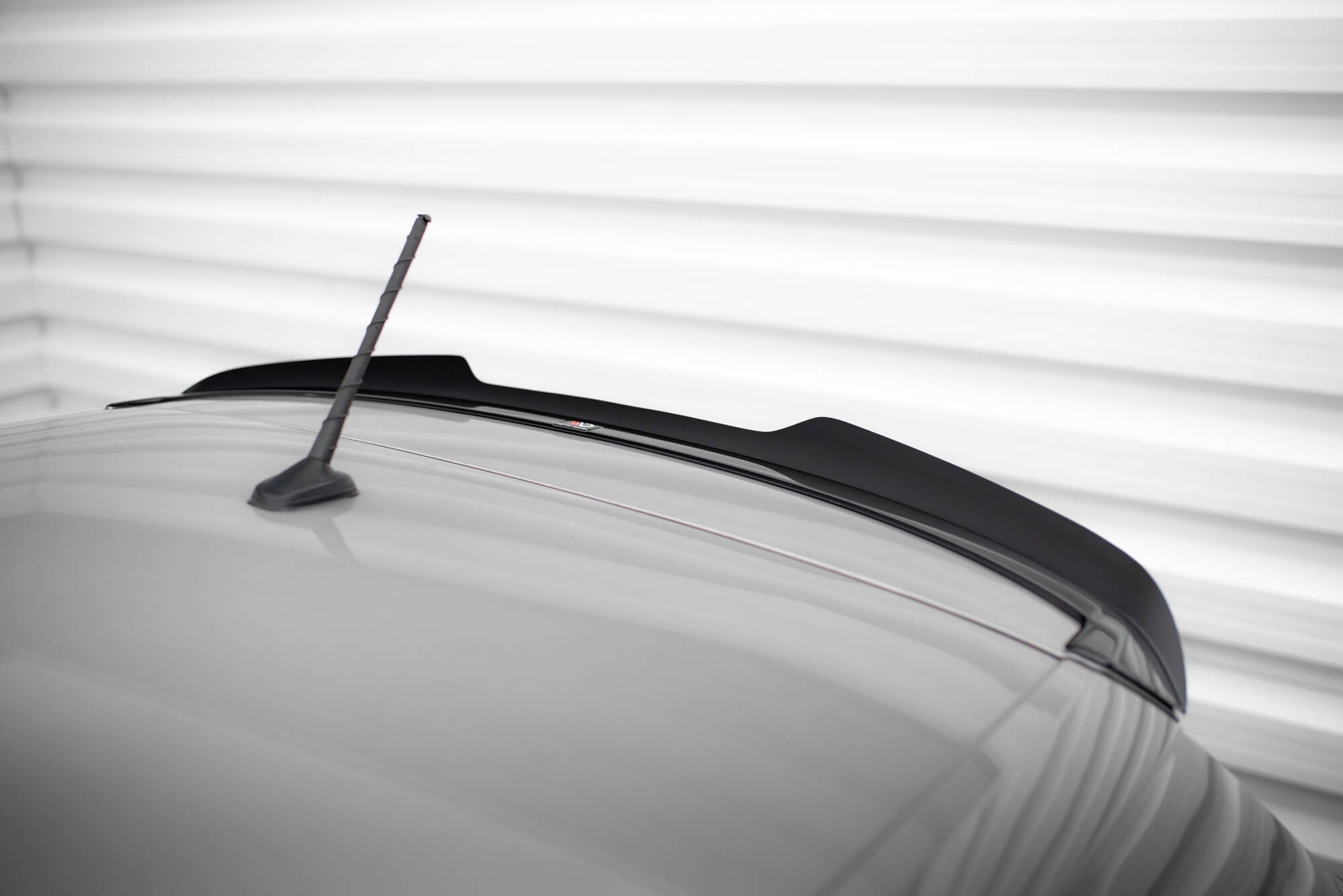 Maxton Design Spoiler CAP passend für Skoda Fabia Hatchback Mk3 schwarz Hochglanz