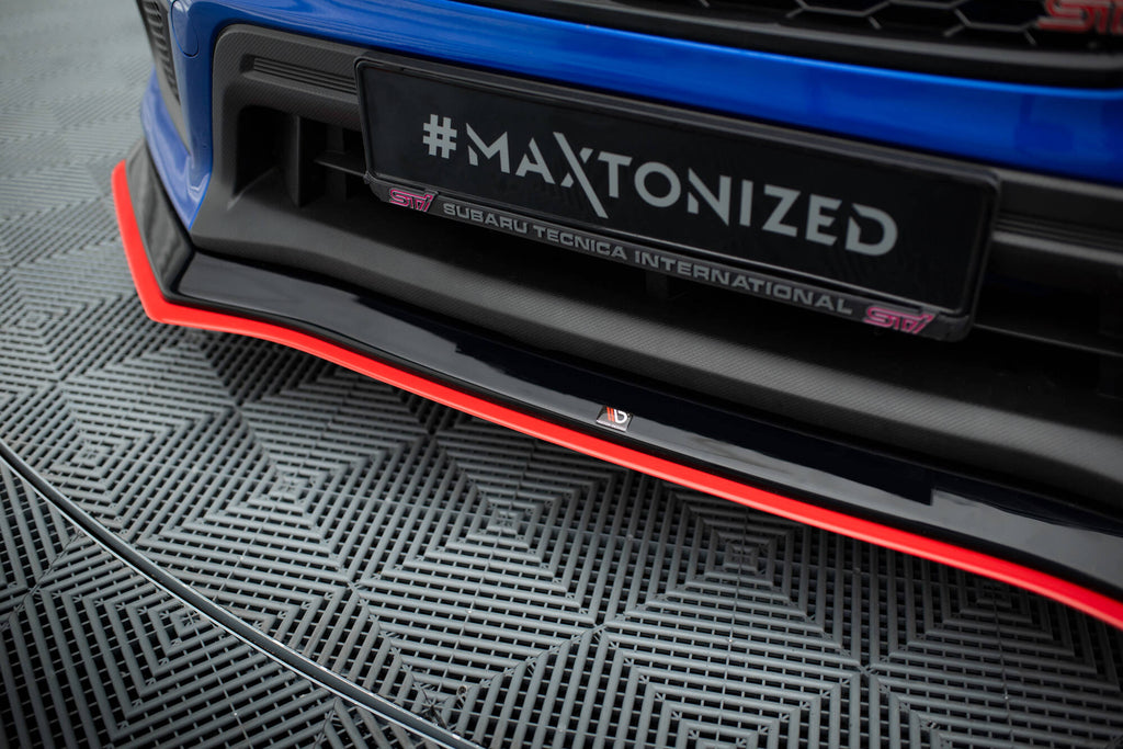 Maxton Design Street+ Spoilerlippe Front Ansatz V.2 passend für Subaru WRX STI Mk1 Facelift