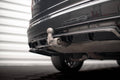 Maxton Design Street+ Mittlerer Diffusor RACE passend für Volvo XC90 R-Design Mk2 / Mk2 Facelift schwarz Hochglanz