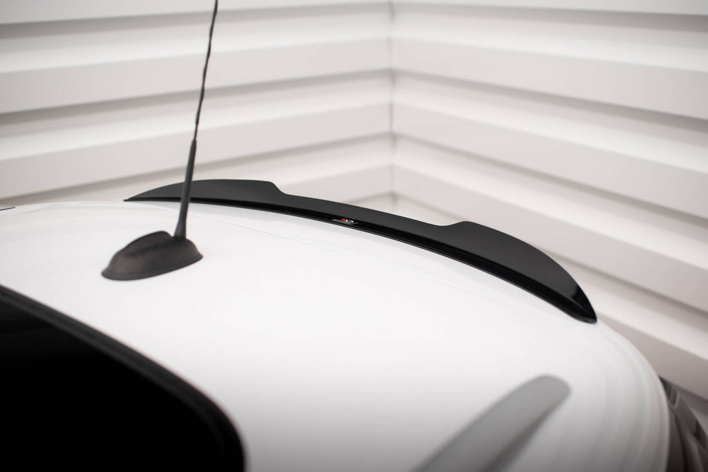 Maxton Design Spoiler CAP passend für Mini Cooper Countryman R60 Facelift schwarz Hochglanz
