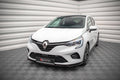 Maxton Design Street+ Spoilerlippe Front Ansatz V.1 passend für Renault Clio Mk5 schwarz Hochglanz