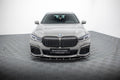 Maxton Design Street+ Spoilerlippe Front Ansatz V.5 passend für BMW 7 M-Paket G11 / G12 Facelift schwarz Hochglanz