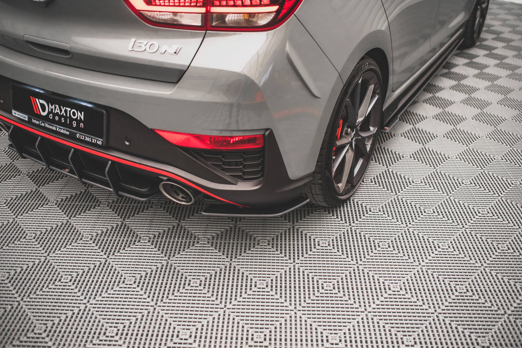 Maxton Design Street Pro Heck Ansatz Flaps Diffusor passend für Hyundai I30 N Hatchback Mk3 Facelift