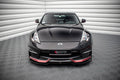 Maxton Design Street+ Spoilerlippe Front Ansatz V.3 passend für Nissan 370Z Nismo Facelift schwarz Hochglanz