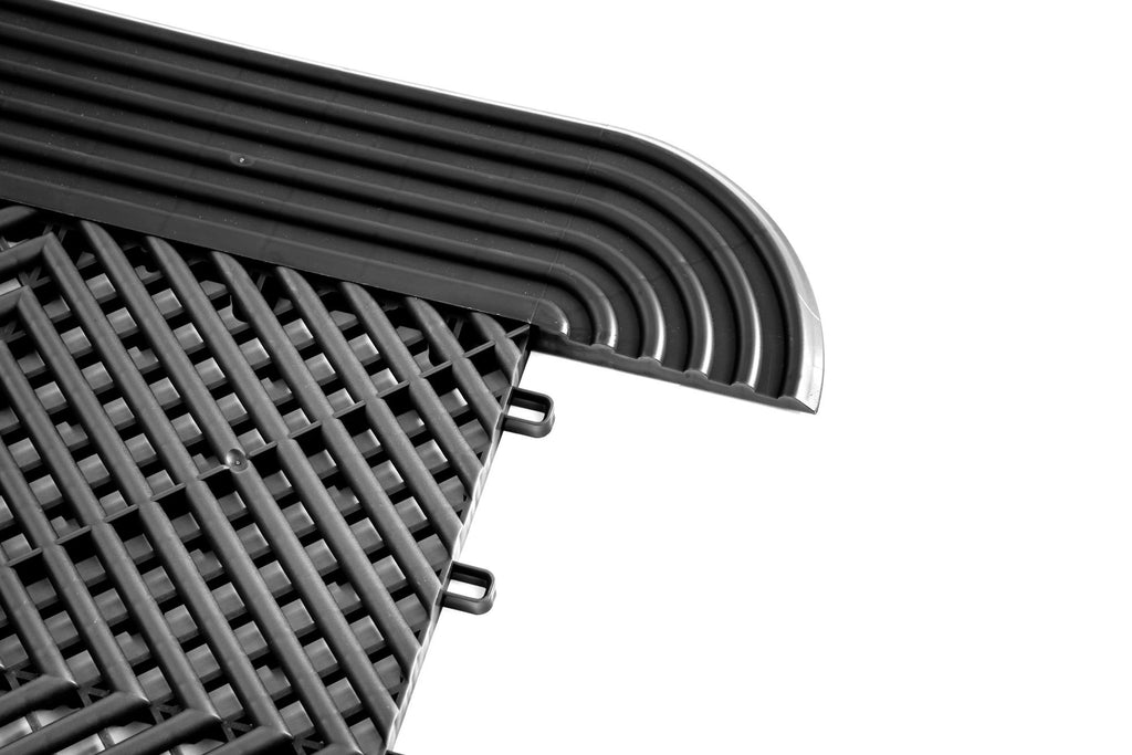 Maxton Design Modularer "MAXTON Floor"- Eckkantenfliese (Weibliche Schleifen) für MAXTON FLOOR