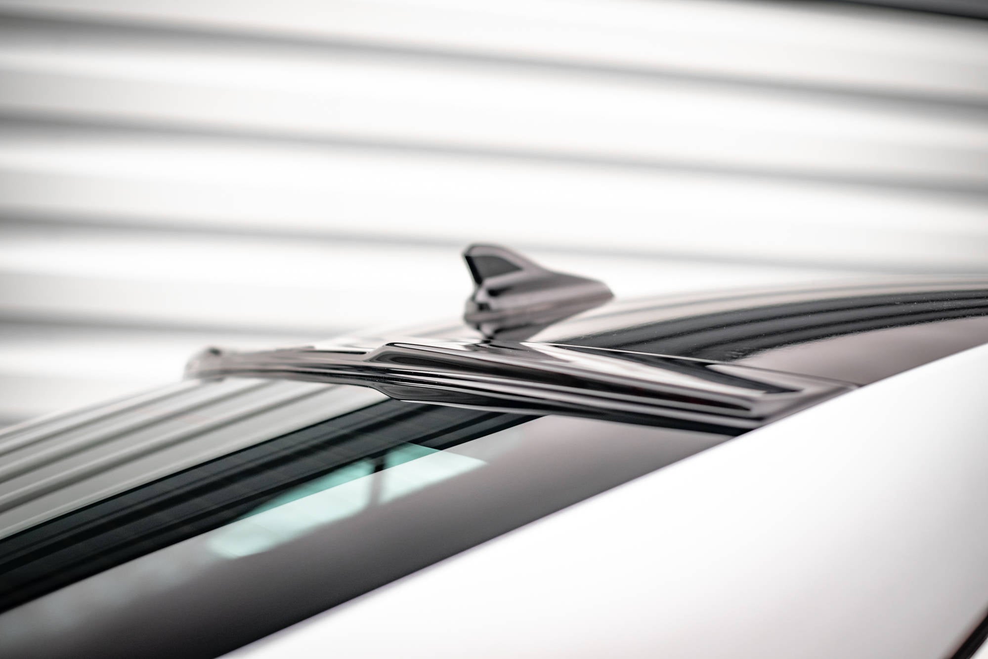 Maxton Design Heckscheiben Spoiler passend für Skoda Octavia Liftback Mk4 schwarz Hochglanz