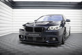 Maxton Design Street+ Spoilerlippe Front Ansatz V.4 passend für BMW 5er F10/F11 M-Paket schwarz Hochglanz
