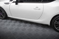 Maxton Design Seitenschweller Flaps passend für Subaru BRZ Mk1 / Mk1 Facelift schwarz Hochglanz