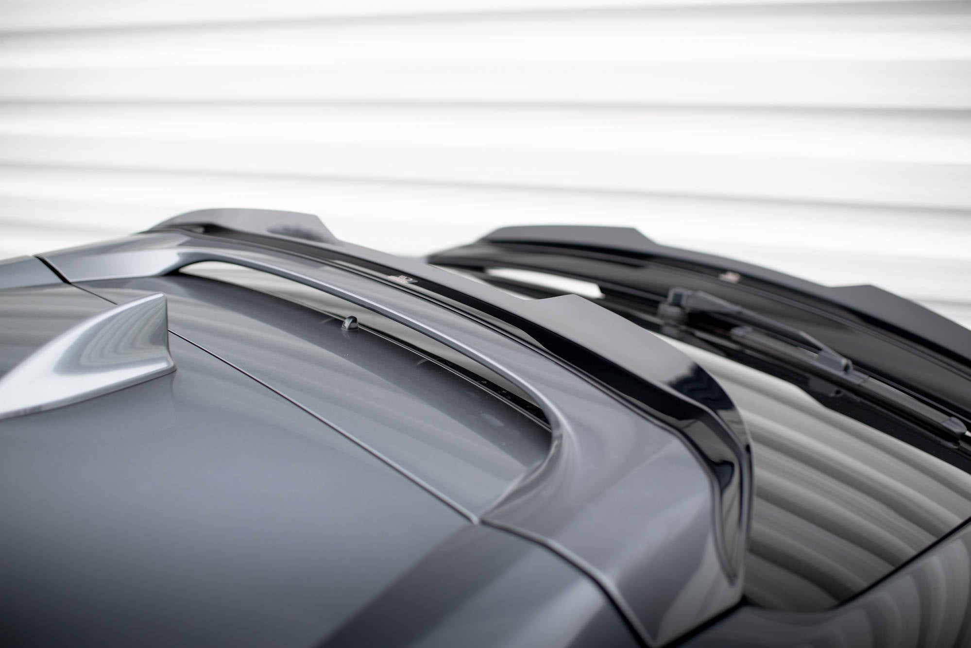 Maxton Design Höher Spoiler CAP passend für Honda Civic Sport Mk 10 schwarz Hochglanz