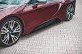 Maxton Design Street+ Seitenschweller Leisten passend für BMW i8 schwarz Hochglanz