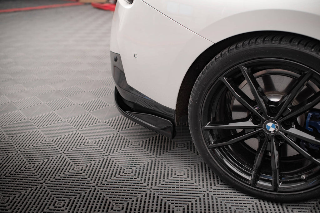 Maxton Design Heck Ansatz Flaps Diffusor V.1 passend für BMW 2 Coupe M-Paket G42 schwarz Hochglanz