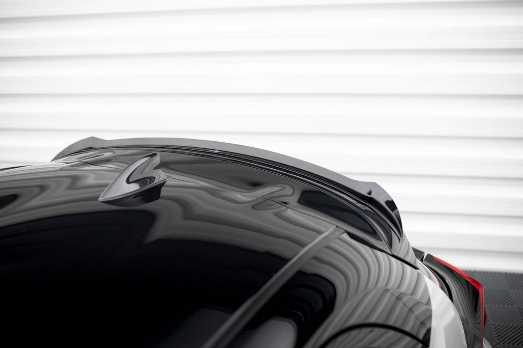 Maxton Design Spoiler CAP passend für Toyota Yaris GR Sport Mk4 schwarz Hochglanz