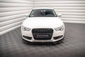 Maxton Design Street+ Spoilerlippe Front Ansatz V.2 passend für Audi A5 Coupe / Sportback 8T Facelift schwarz Hochglanz