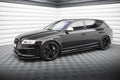 Maxton Design Street+ Seitenschweller Leisten V.2 passend für Audi RS6 Avant C6 schwarz Hochglanz