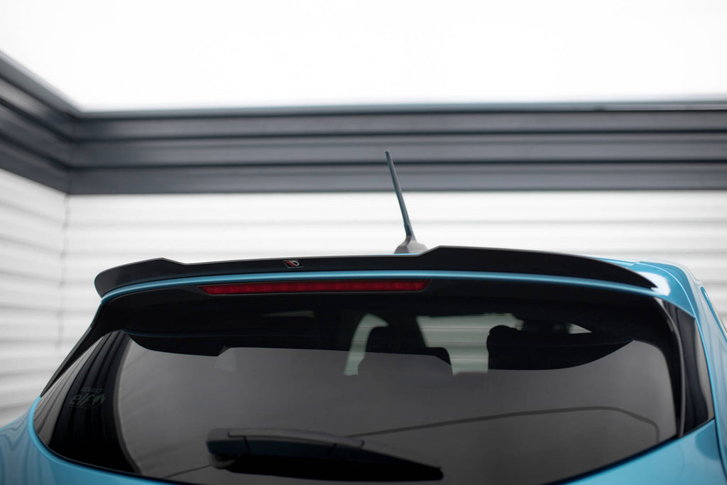 Maxton Design Spoiler CAP passend für Renault Clio Mk5 schwarz Hochglanz