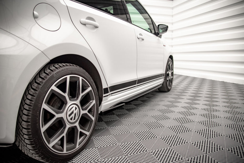 Maxton Design Street+ Seitenschweller Leisten passend für VW Up GTI schwarz Hochglanz