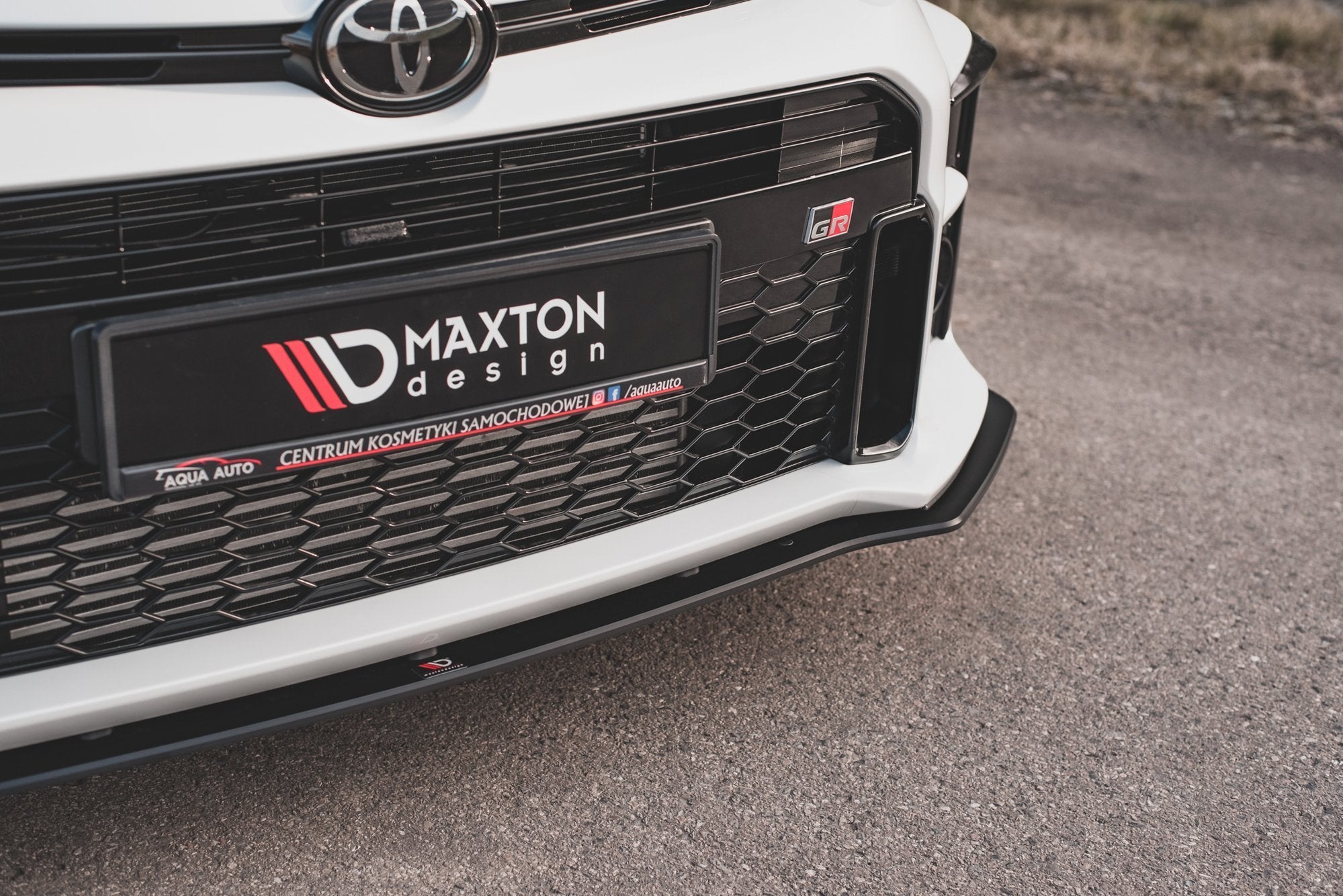 Maxton Design Street Pro Street+ Spoilerlippe Front Ansatz passend für Toyota GR Yaris Mk4