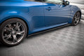 Maxton Design Street+ Seitenschweller Leisten passend für Infiniti G37 Coupe schwarz Hochglanz